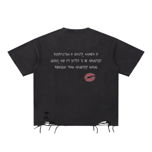 MARILYN,T-SHIRT,THRASHED