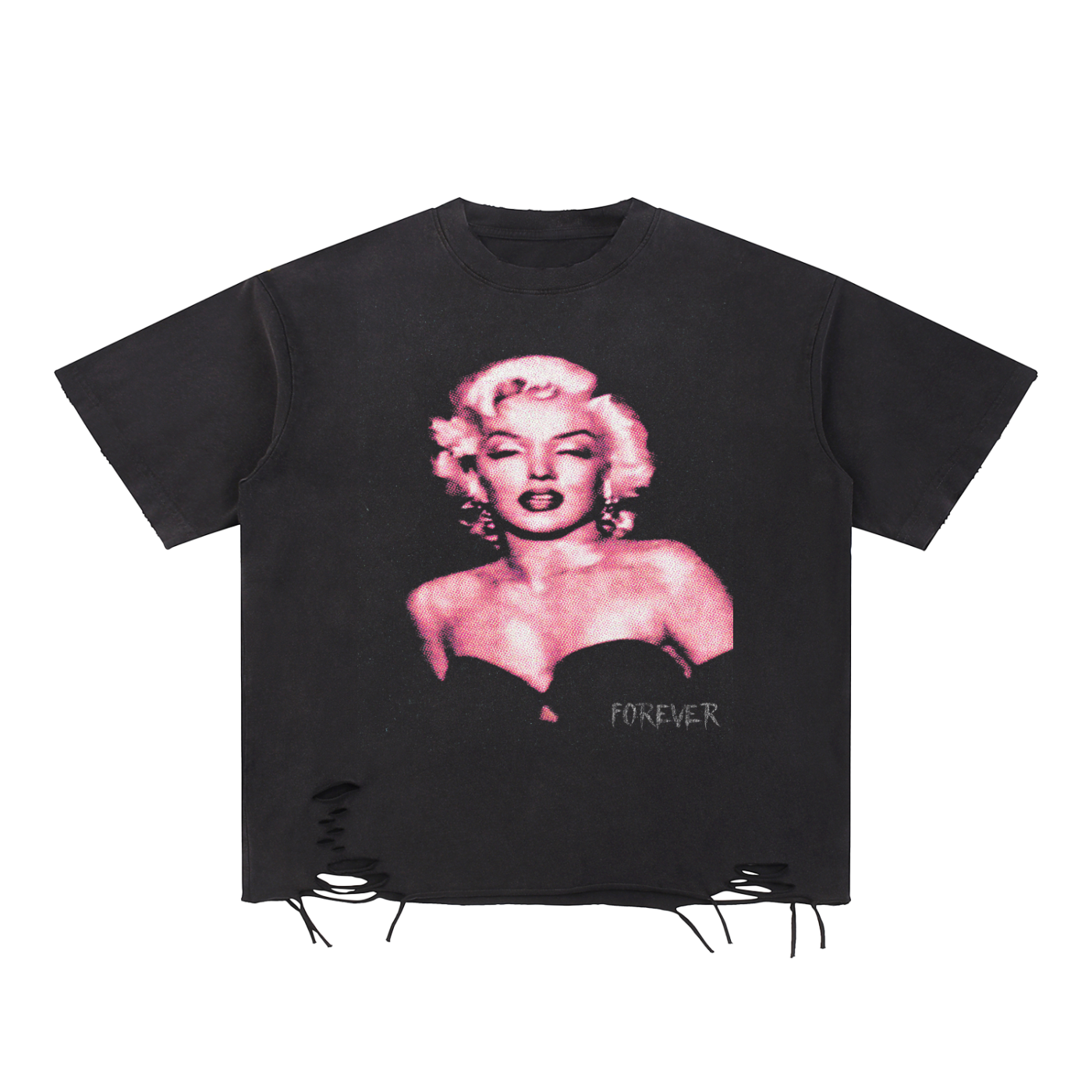 MARILYN,T-SHIRT,THRASHED